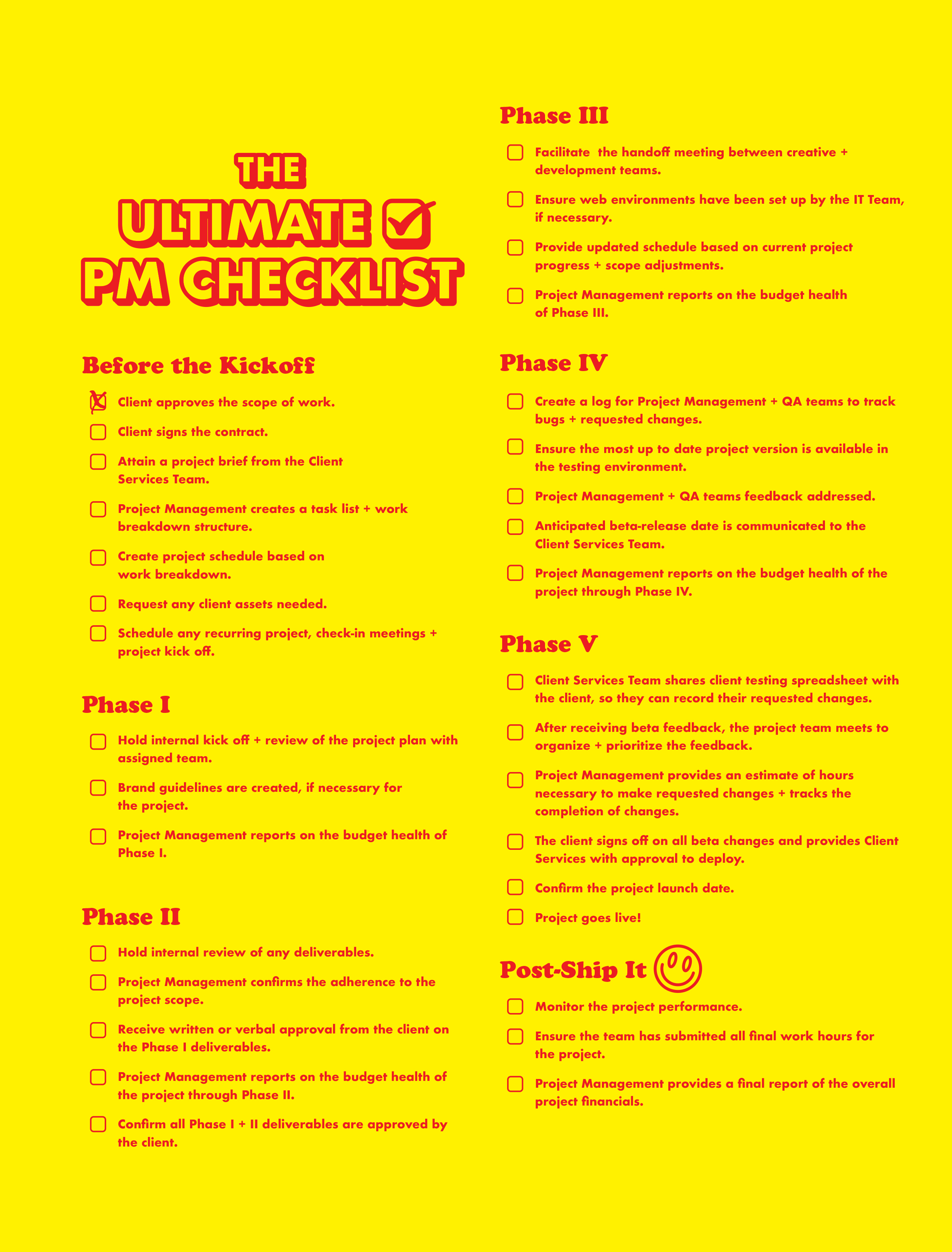 checklist ultimate-project-management-checklist